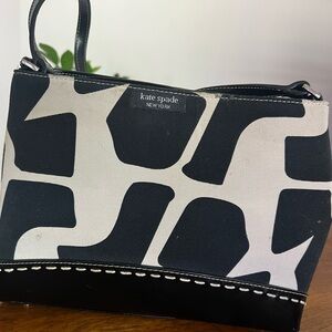Kate Spade Monochrome Abstract Shoulder Bag